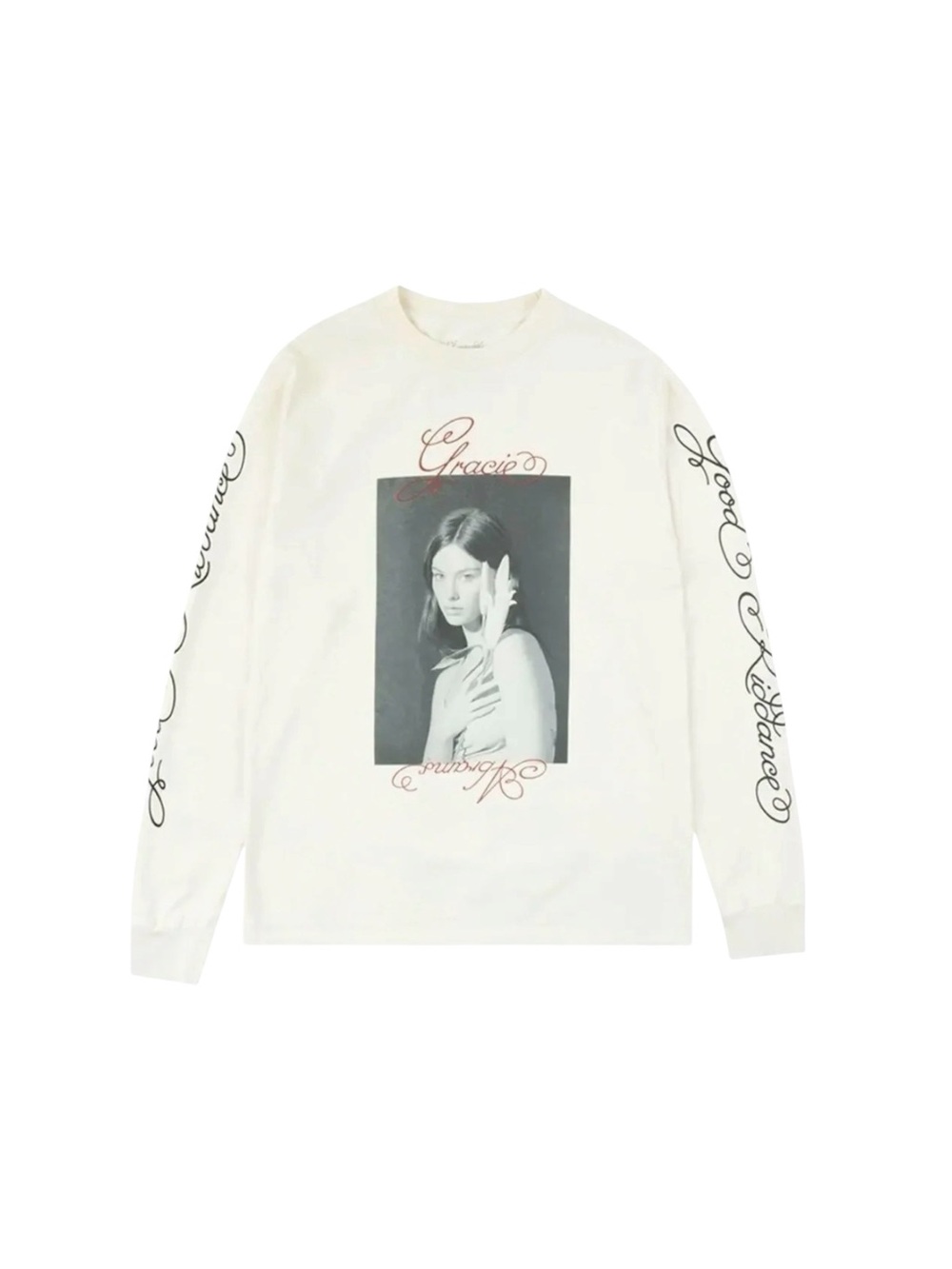 Gracie Abrams The Eras Tour Exclusive “Good Riddance” Long Sleeve Crewneck Tee